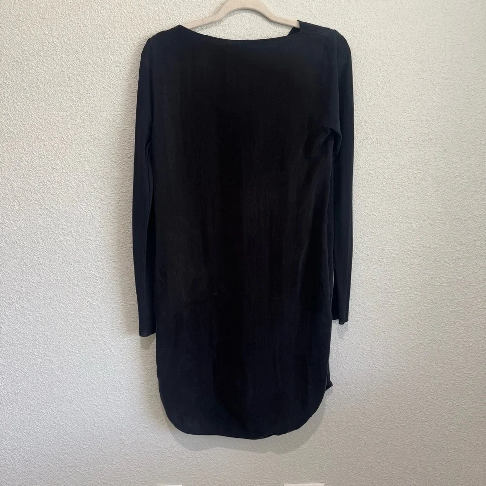 NWT Cos Womens‎ Size 6 Black Sheath Drape Neck Dress Office Preppy Minimal Boho - Picture 12 of 12